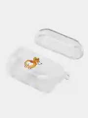 Бирюзовый чехол для наушников AirPods Pro, силиконовый, прозрачный