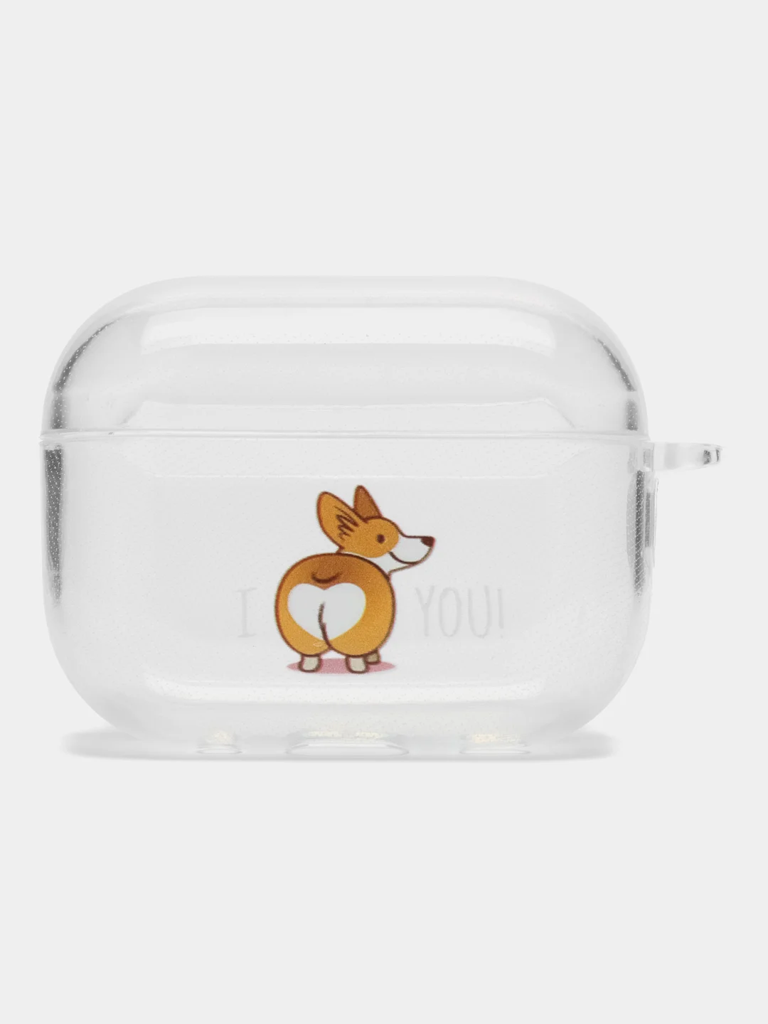 Бирюзовый чехол для наушников AirPods Pro, силиконовый, прозрачный