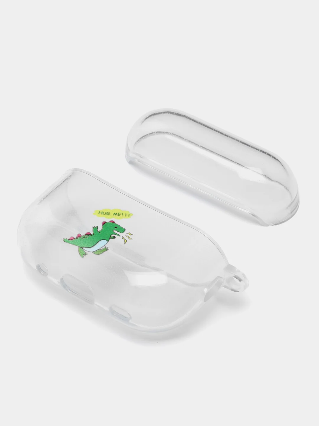 Бордовый чехол для наушников AirPods Pro, силиконовый, прозрачный