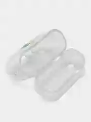 Бордовый чехол для наушников AirPods Pro, силиконовый, прозрачный