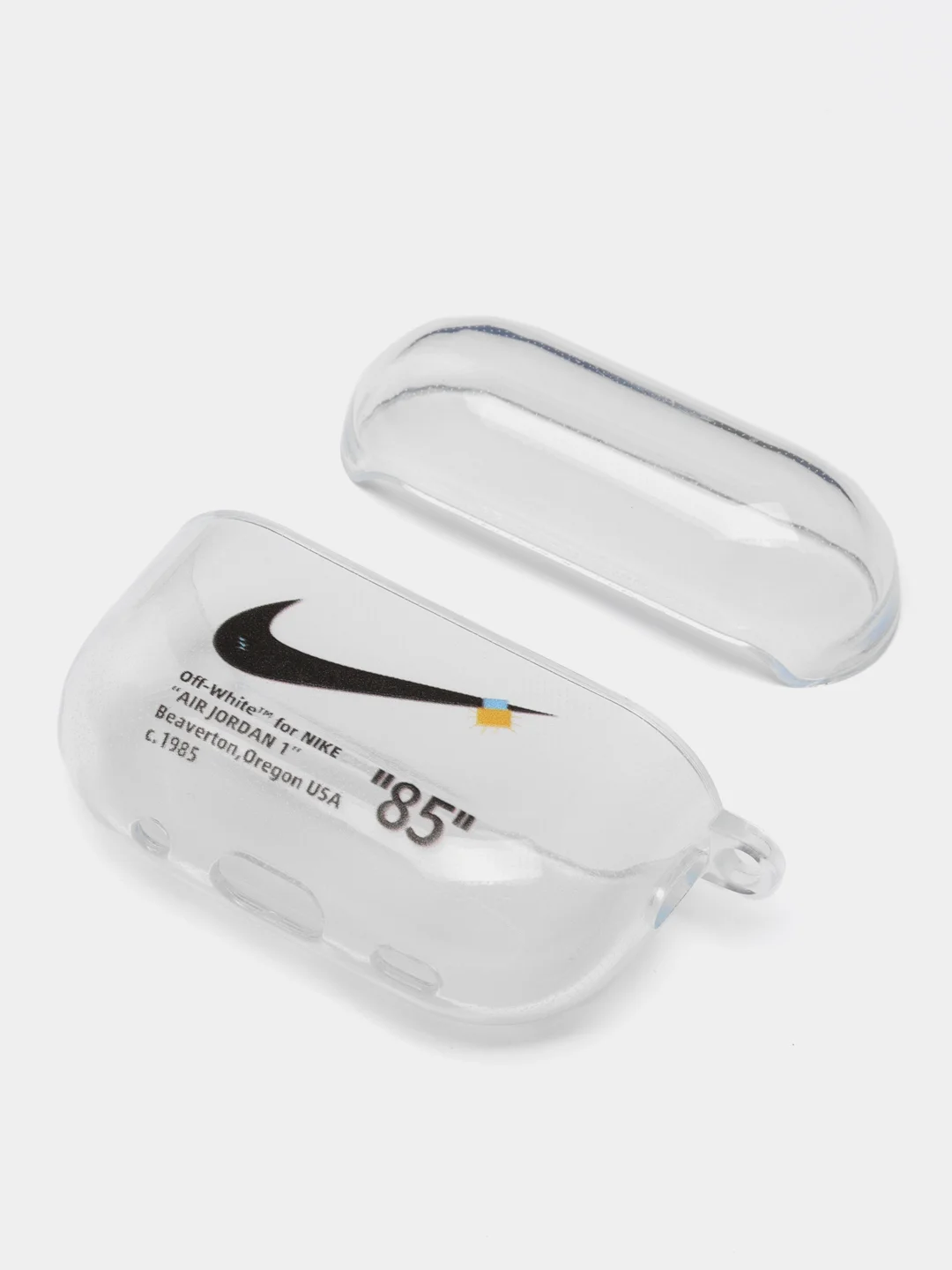 Алый чехол для наушников AirPods Pro, силиконовый, прозрачный