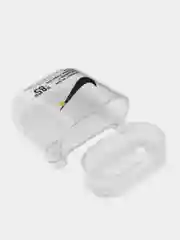 Бежевый меланж чехол для наушников AirPods 2, силиконовый, прозрачный