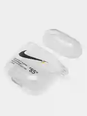 Бежевый меланж чехол для наушников AirPods 2, силиконовый, прозрачный