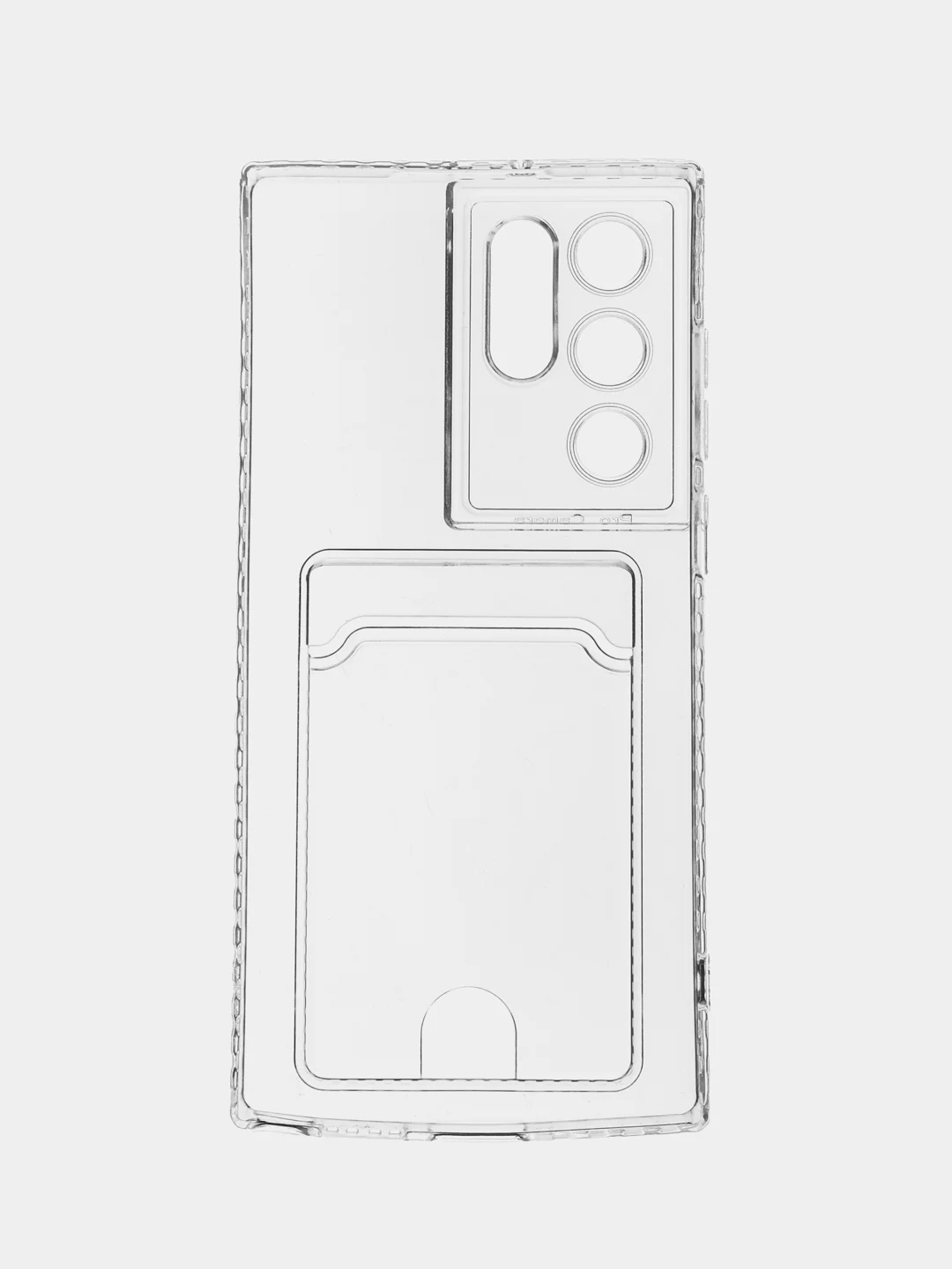 Марсала чехол для Samsung Galaxy S22 Ultra, Галакси С22 Ультра, прозрачный, с карманом для карты