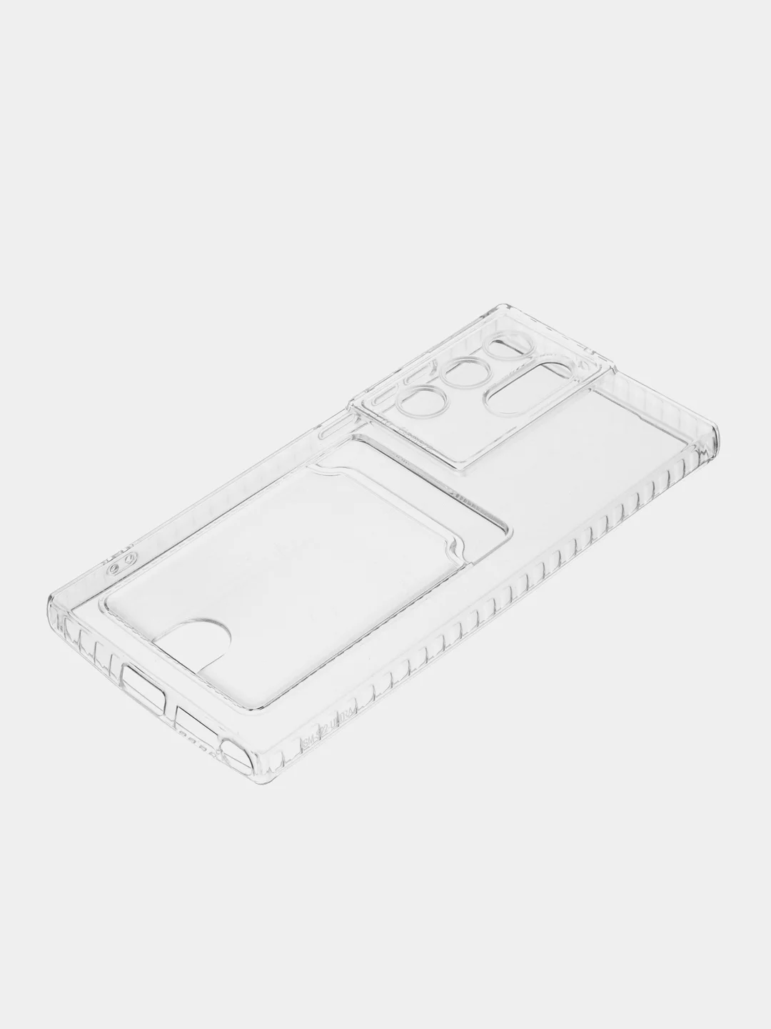 Марсала чехол для Samsung Galaxy S22 Ultra, Галакси С22 Ультра, прозрачный, с карманом для карты