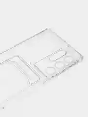 Марсала чехол для Samsung Galaxy S22 Ultra, Галакси С22 Ультра, прозрачный, с карманом для карты