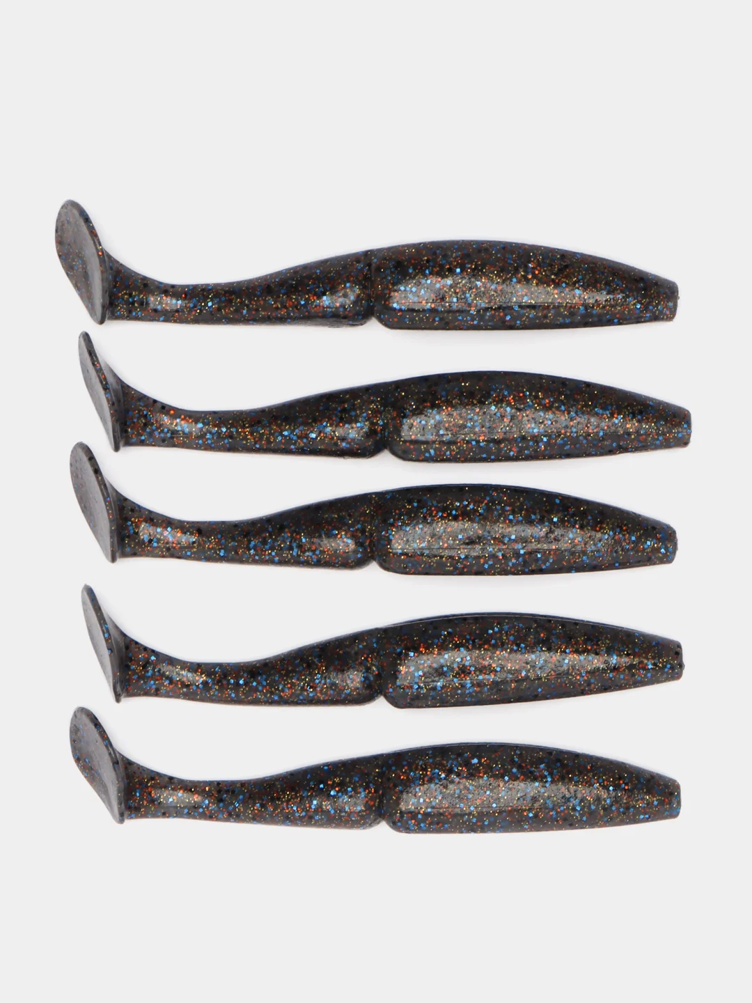 Синий меланж приманка силиконовая sawamura oneup shad 5
