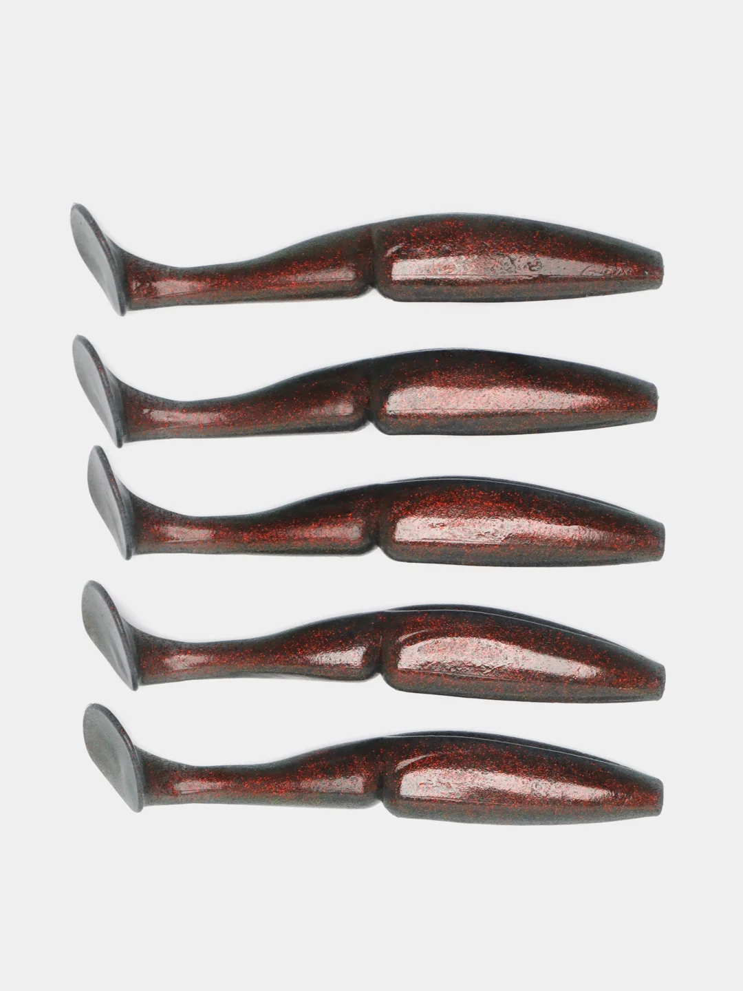 Тёмно-серый приманка силиконовая sawamura oneup shad 5