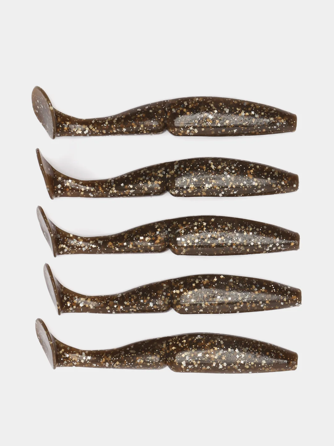 Шоколадный приманка силиконовая sawamura oneup shad 5