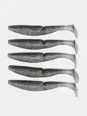 Серебряный приманка силиконовая sawamura oneup shad 5