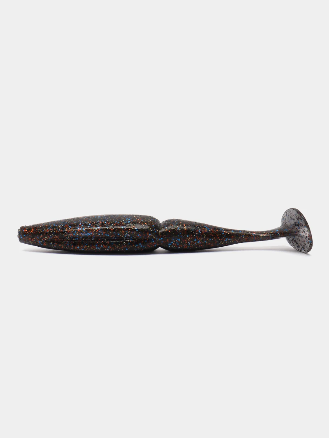 Тёмно-серый приманка силиконовая Sawamura one up shad 6 (Япония)