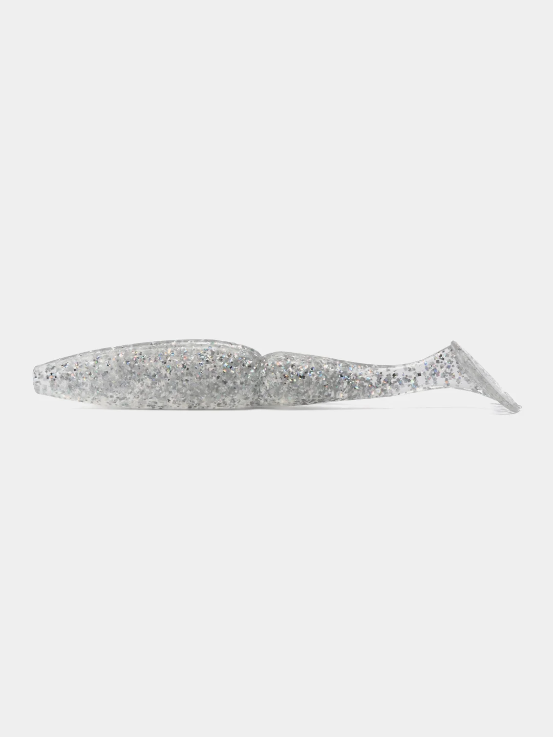Белый приманка силиконовая Sawamura one up shad 6 (Япония)
