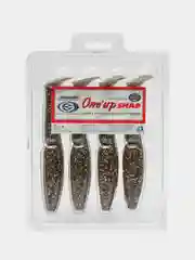 Коричневый приманка силиконовая Sawamura one up shad 6 (Япония)