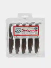 Тёмно-серый приманка силиконовая sawamura oneup shad 5