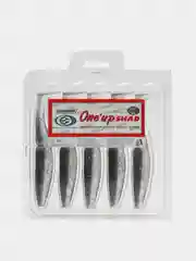 Серебряный приманка силиконовая sawamura oneup shad 5