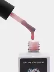Розовый гель-лак с поталью TNL potal, 10 мл