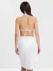 Белый купальник женский раздельный