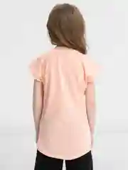 Коралловый футболка для девочек