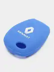 Синий силиконовый чехол на ключ Renault