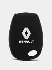 Черный силиконовый чехол на ключ Renault