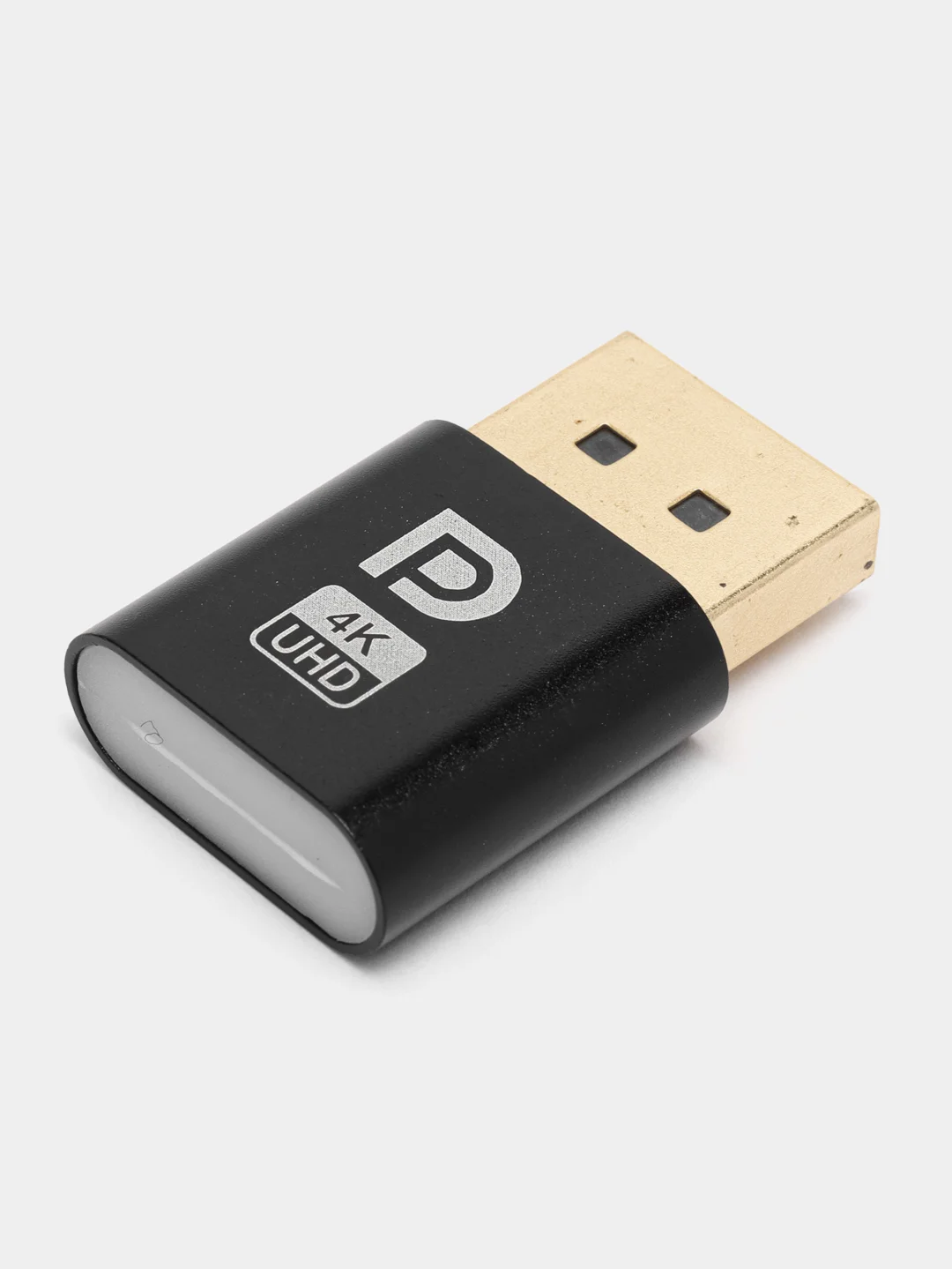 Черный эмулятор монитора, виртуальный дисплей DisplayPort EDID 4K DP