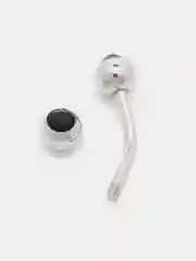Черный пирсинг штанга 0,9 см с 2я камнями