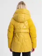 Желтый куртка женская зимняя