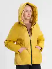 Желтый куртка женская зимняя