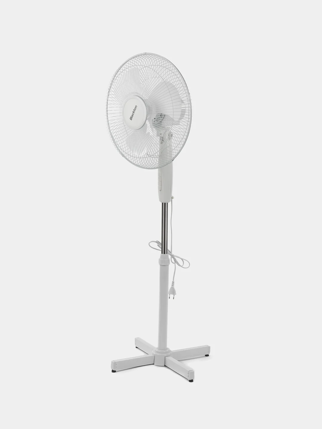 Белый вентилятор напольный Blackton Bt F1115
