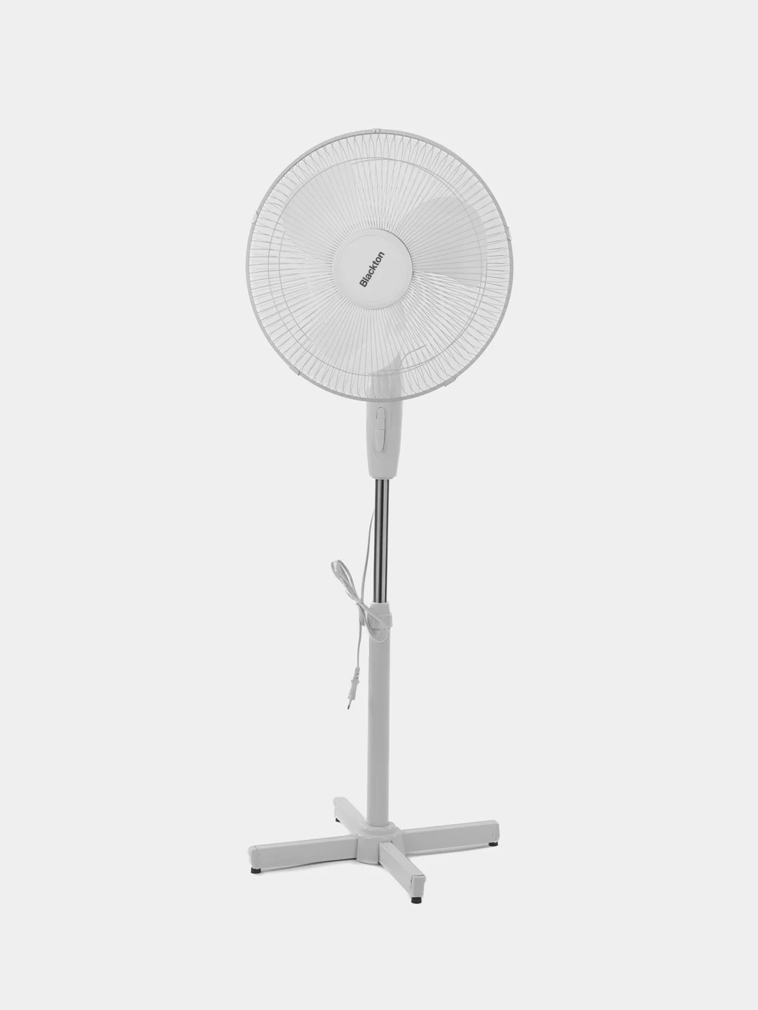 Белый вентилятор напольный Blackton Bt F1115