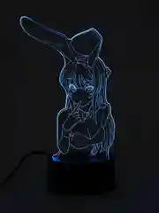Ночник детский с 3D-эффектом по аниме "Маи Сакурадзима"