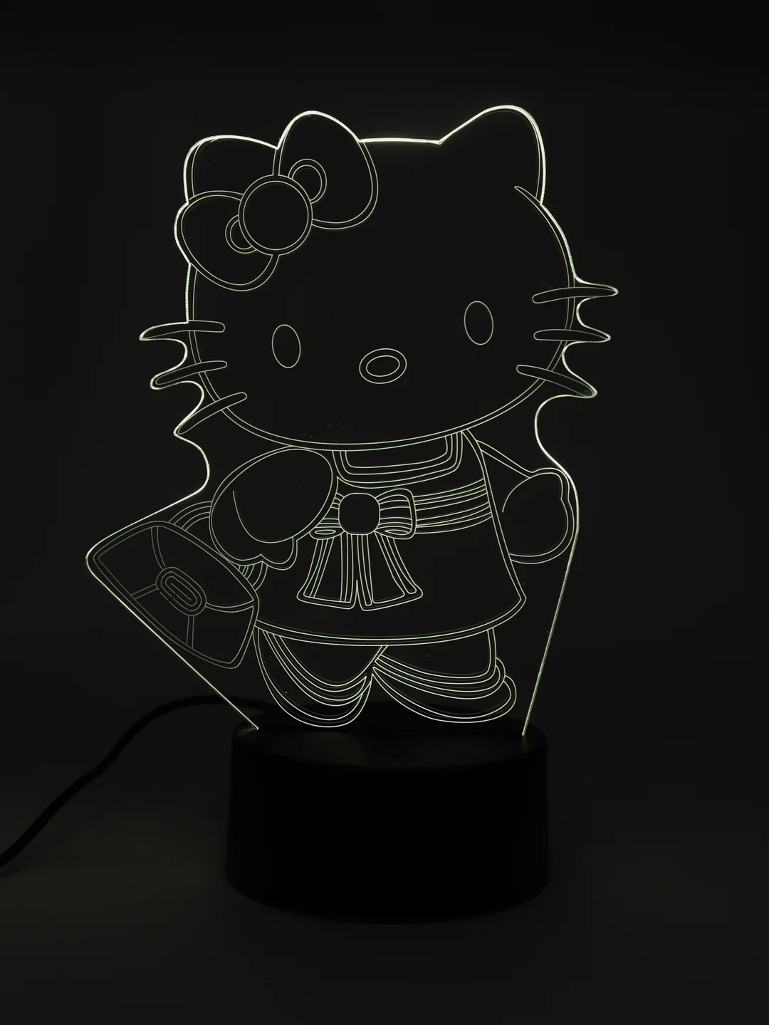 Ночник детский с 3D-эффектом Hello Kitty