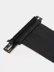 Белый удлинительный кабель для видеокарты SHK 3.0 X16  угловой, 90 градусов