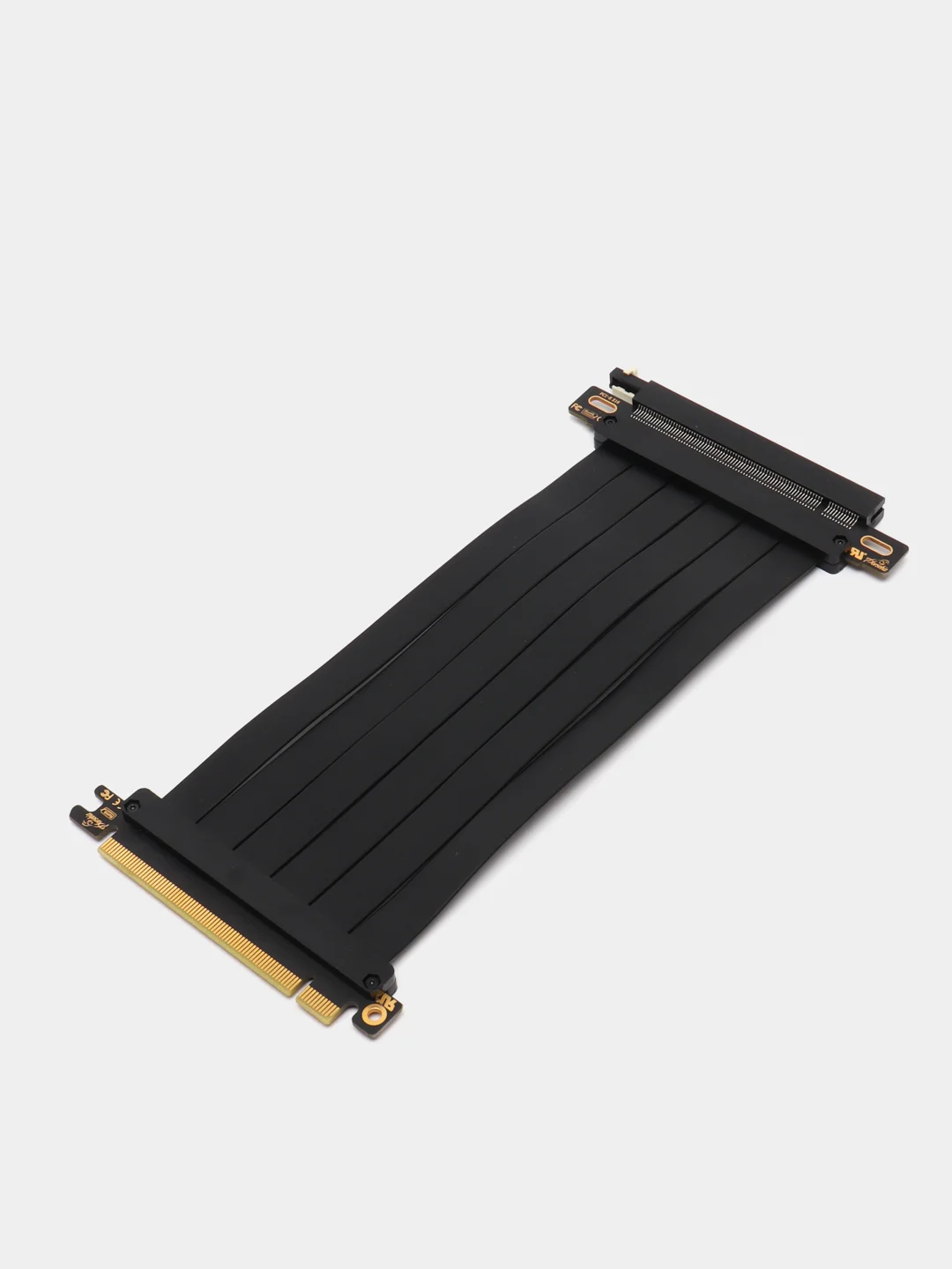 Черный удлинительный кабель для видеокарты PCI-E 3.0 X16, 180 градусов