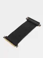 Черный удлинительный кабель для видеокарты PCI-E 3.0 X16, 180 градусов