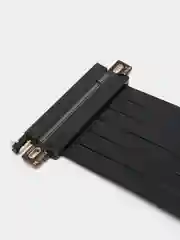 Черный удлинительный кабель для видеокарты PCI-E 3.0 X16, 180 градусов