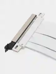 Белый удлинительный кабель для видеокарты PCI-E 3.0 X16, 180 градусов