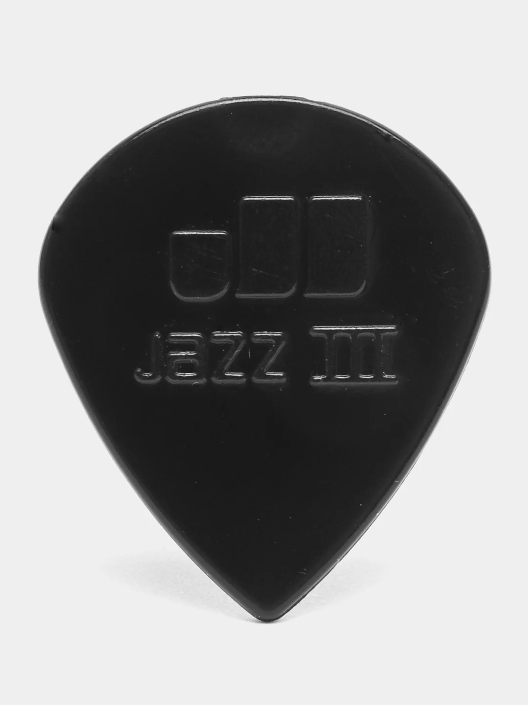 Черный медиатор гитарный Dunlop 47RXL Nylon JAZZ III small, 1.38 мм