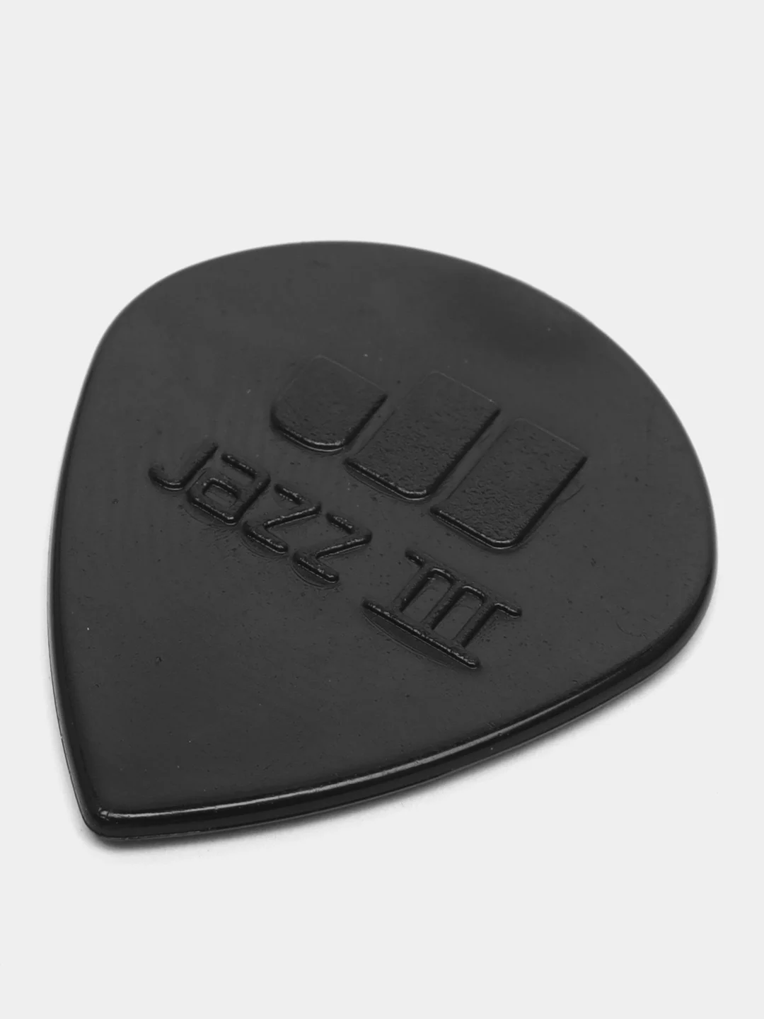Черный медиатор гитарный Dunlop 47RXL Nylon JAZZ III small, 1.38 мм