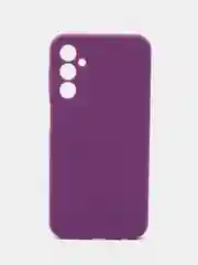 Фиолетовый чехол для Samsung A55, A35, A15 4G, A34 5G, A24, A54 с бархатом внутри, не пачкается