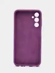 Фиолетовый чехол для Samsung A55, A35, A15 4G, A34 5G, A24, A54 с бархатом внутри, не пачкается