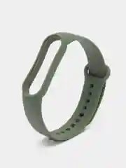 Хаки силиконовый ремешок для фитнес браслета Xiaomi Mi Band 5 / Mi Band 6