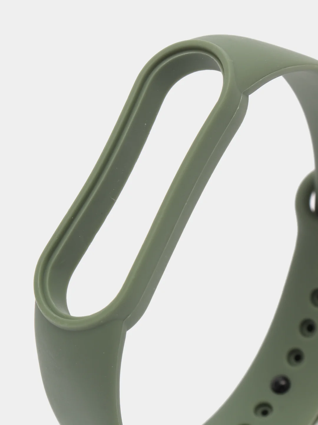 Хаки силиконовый ремешок для фитнес браслета Xiaomi Mi Band 5 / Mi Band 6