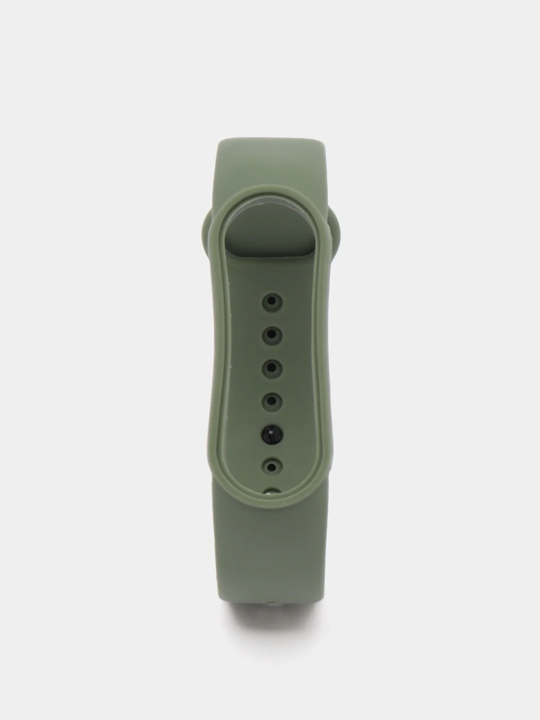 Хаки силиконовый ремешок для фитнес браслета Xiaomi Mi Band 5 / Mi Band 6