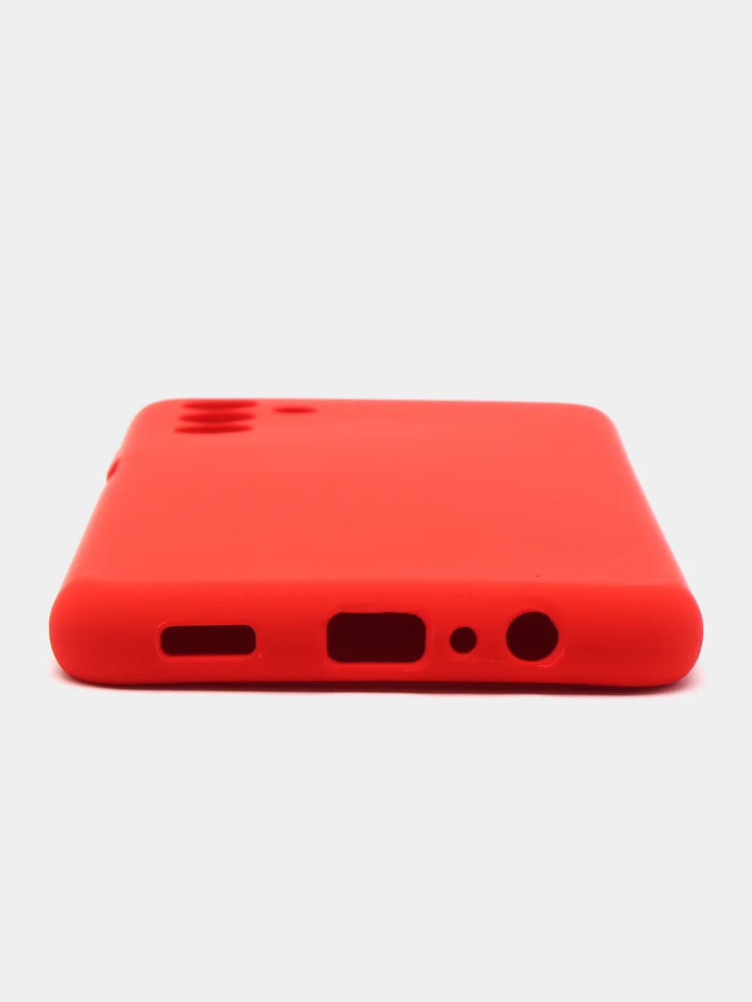 Красный чехол для Samsung A05s, A05, A04s, M33, A02 с бархатом внутри, противоударный