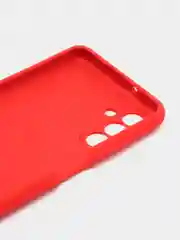 Красный чехол для Samsung A05s, A05, A04s, M33, A02 с бархатом внутри, противоударный