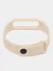 Светло-бежевый силиконовый ремешок для фитнес браслета Xiaomi Mi Band 5 / Mi Band 6