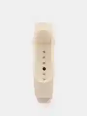 Светло-бежевый силиконовый ремешок для фитнес браслета Xiaomi Mi Band 5 / Mi Band 6