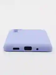 Лавандовый чехол для Samsung S20 FE с бархатом внутри