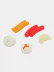 Игрушки фрукты и овощи на липучках/Набор продуктов/Овощи/Фрукты/Пицца/Посуда/Торт/Повар/